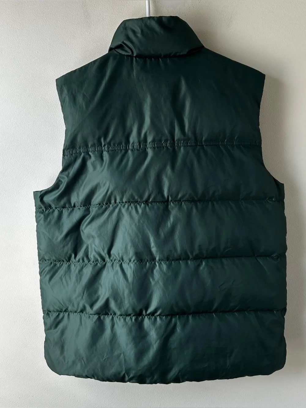 Vintage J. Crew JCPL201 Down Puffer Vest Forest Green Medium